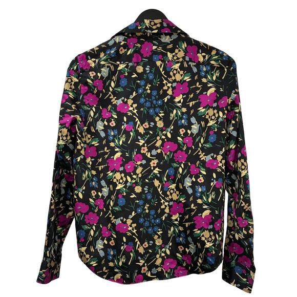 [s] Ralph Lauren Floral Button-Up Shirt Black Multicolour office | Women’s Small - Picture 3 of 6